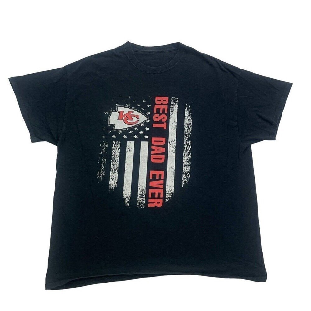Kansas City Chiefs Best Dad Ever NFL Football Player Fan Gift Sports T-Shirt